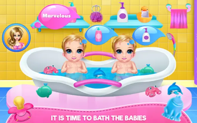 New Born Twins Caring android App screenshot 3